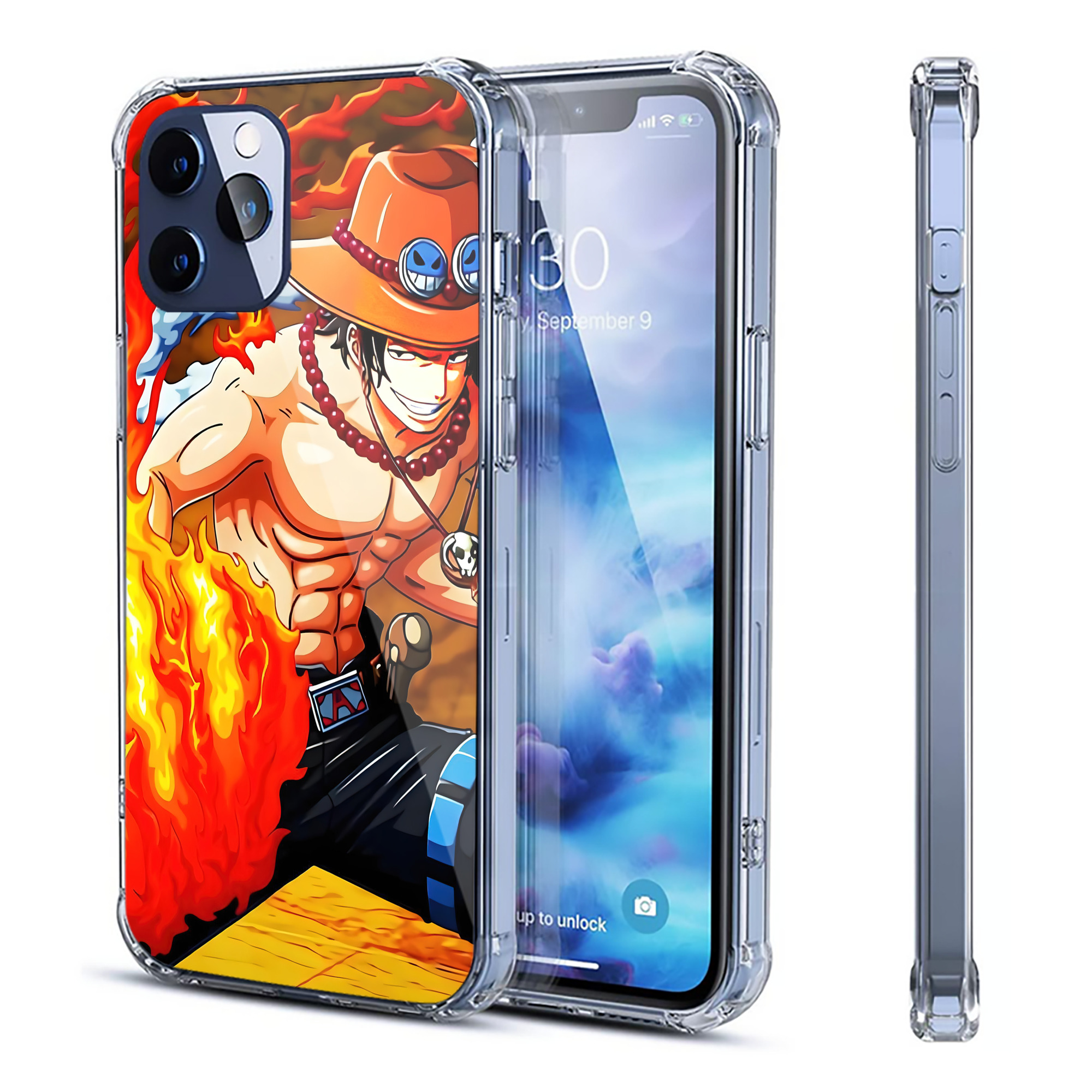 ワンピース ONE PIECE 【iPhone 12シリーズ対応】透明スマホケース（クリアソフトケース）